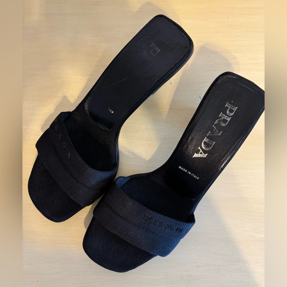 PRADA Vintage Heel Sandals 35.5